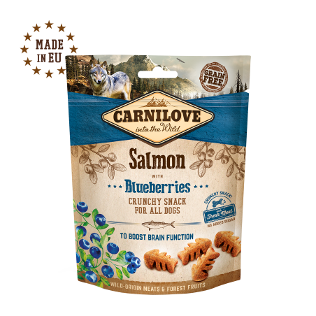 Carnilove crunchy snack saumon myrtilles